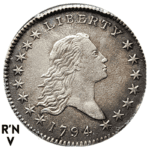 Flowing Hair Dollar von 1794