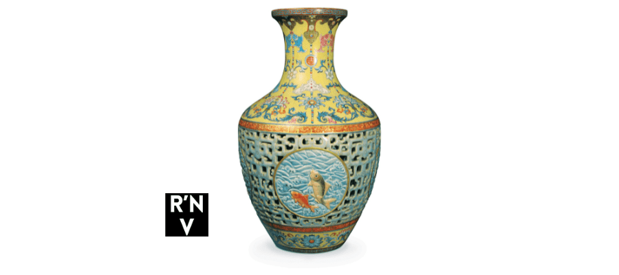 Vase aus der Qing Dynastie